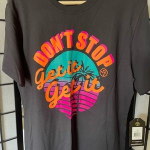 Zumba T Shirt, brand new with tags size M/L